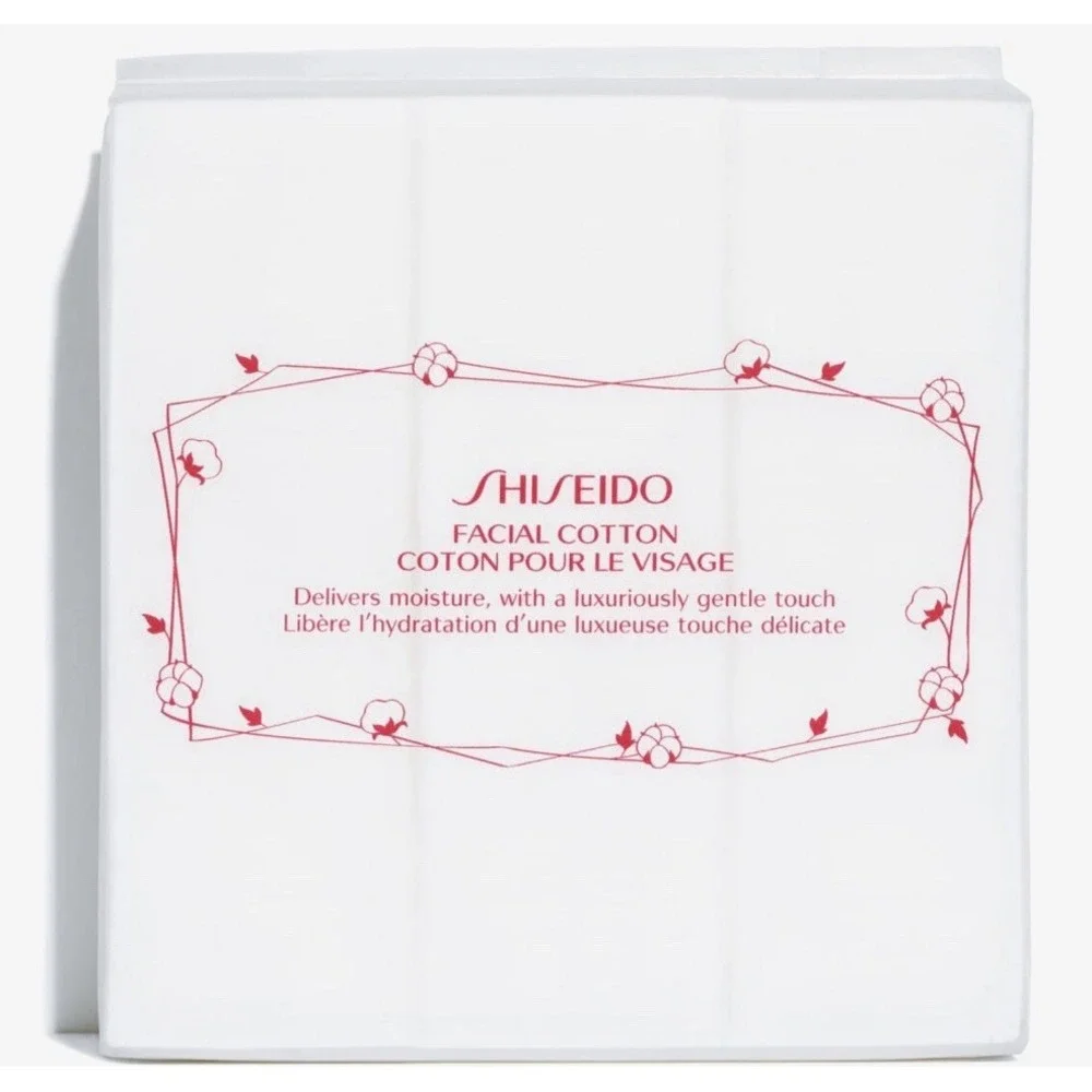 Shiseido Facial Cotton 165 Sheets 100% Cotton Face Pads New Sealed Japan